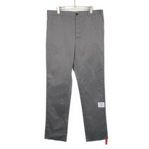 Thom Browne Grey Cotton Casual Trousers
